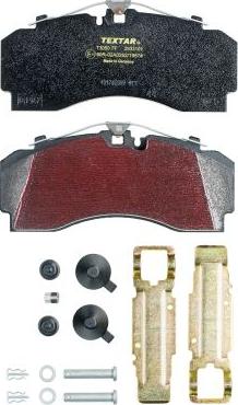 Textar 2933101 - Brake Pad Set, disc brake car-mod.net