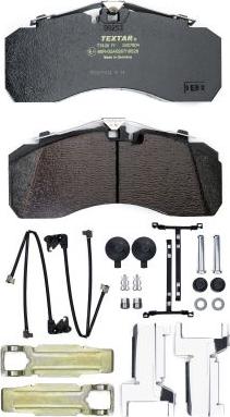 Textar 2927804 - Brake Pad Set, disc brake car-mod.net