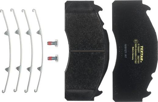 Textar 2927705 - Brake Pad Set, disc brake car-mod.net