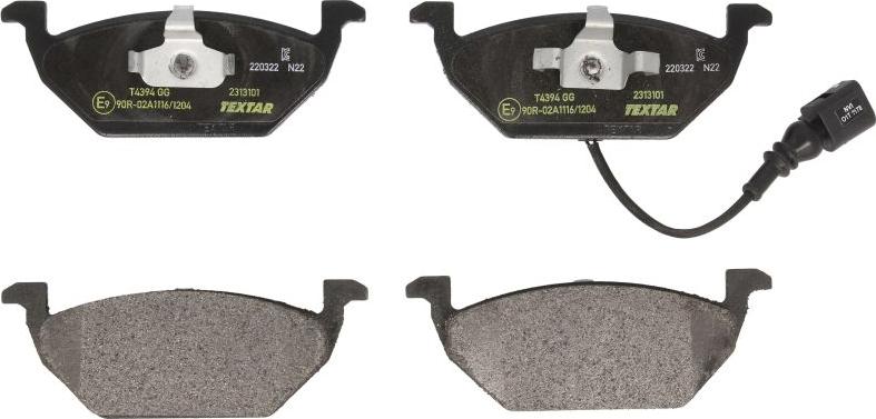 Textar 2313101 - Brake Pad Set, disc brake car-mod.net