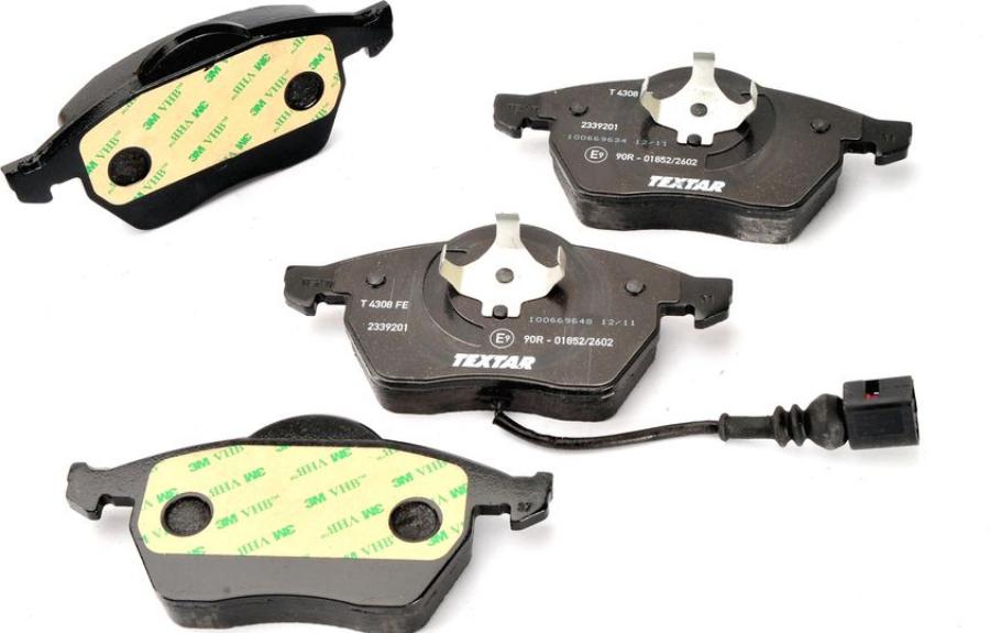 Textar 2339201 - Brake Pad Set, disc brake car-mod.net