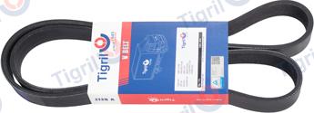 TIGRIL DB01.0186 - V-Ribbed Belt car-mod.net