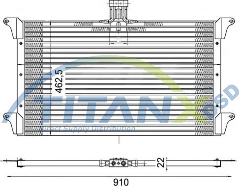 TITANX CD149002 - Condenser, air conditioning car-mod.net