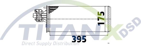 TITANX HT159002 - Heat Exchanger, interior heating car-mod.net