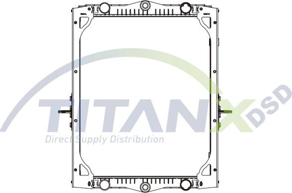 TITANX RD179013 - Radiator, engine cooling car-mod.net