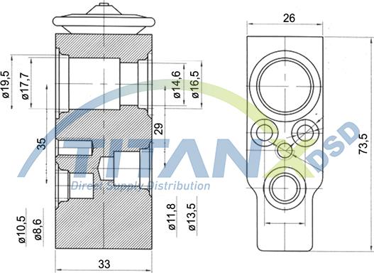 TITANX XV149002 - Expansion Valve, air conditioning car-mod.net