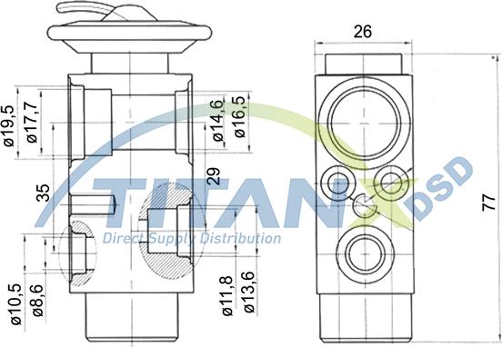 TITANX XV159002 - Expansion Valve, air conditioning car-mod.net