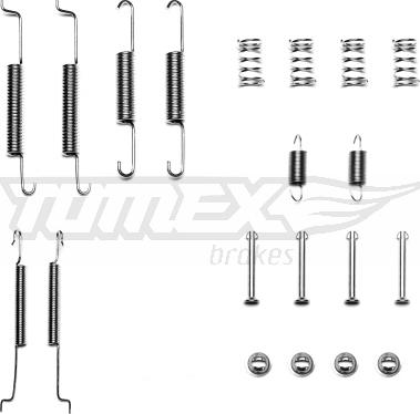 TOMEX brakes TX 40-01 - Accessory Kit, brake shoes car-mod.net