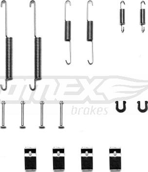 TOMEX brakes TX 40-17 - Accessory Kit, brake shoes car-mod.net