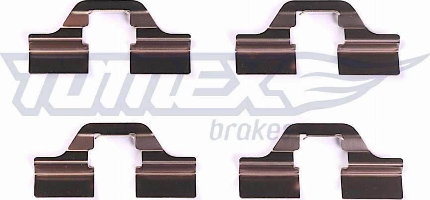 TOMEX brakes TX 43-05 - Accessory Kit for disc brake Pads car-mod.net