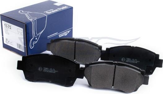 TOMEX brakes TX 13-72 - Brake Pad Set, disc brake car-mod.net