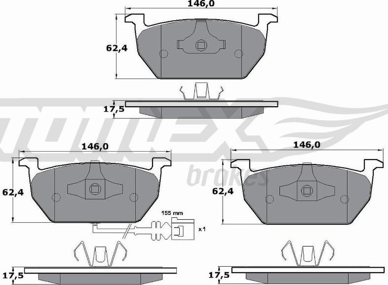ALTE AUTOMOTIVE 137893AAL - Brake Pad Set, disc brake car-mod.net