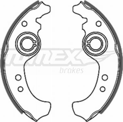 TOMEX brakes TX 20-01 - Drum Brake Shoe Set car-mod.net
