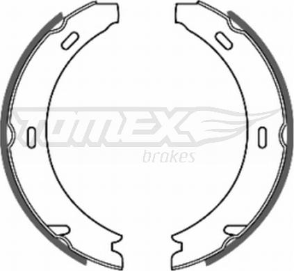 TOMEX brakes TX 20-37 - Drum Brake Shoe Set car-mod.net