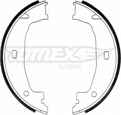 TOMEX brakes TX 21-24 - Drum Brake Shoe Set car-mod.net