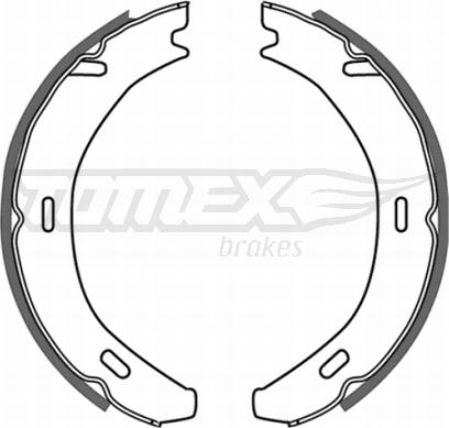 TOMEX brakes TX 21-20 - Drum Brake Shoe Set car-mod.net