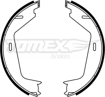 TOMEX brakes TX 22-11 - Drum Brake Shoe Set car-mod.net