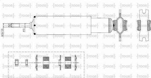 TOOR SG16900 - Shock Absorber car-mod.net