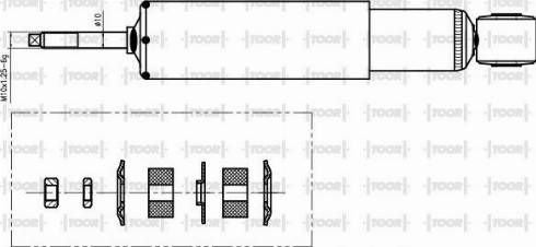 TOOR SG16830 - Shock Absorber car-mod.net