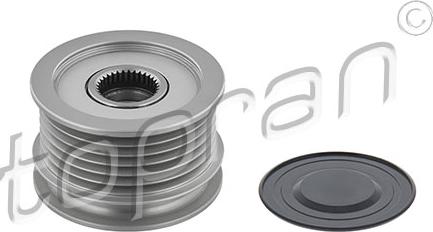 Topran 401 614 - Pulley, alternator, freewheel clutch car-mod.net
