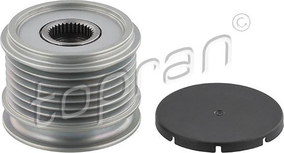 Topran 408 391 - Pulley, alternator, freewheel clutch car-mod.net
