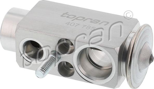 Topran 407 785 - Expansion Valve, air conditioning car-mod.net