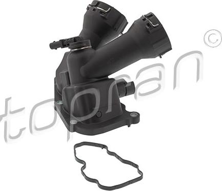 Topran 410 750 - Coolant thermostat / housing car-mod.net