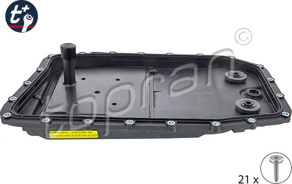 Topran 500 991 - Oil sump, automatic transmission car-mod.net