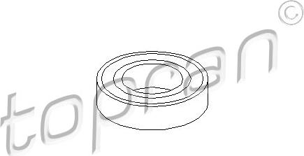Topran 500 171 755 - Propshaft centre bearing support car-mod.net