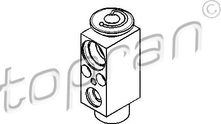 Topran 501 491 - Expansion Valve, air conditioning car-mod.net