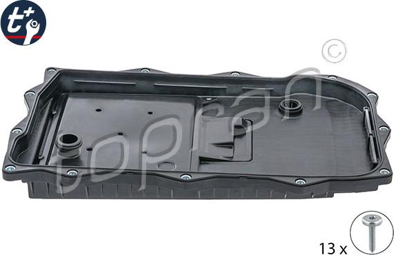 Topran 502 152 - Oil sump, automatic transmission car-mod.net