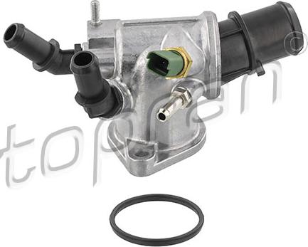 Topran 638 768 - Coolant thermostat / housing car-mod.net