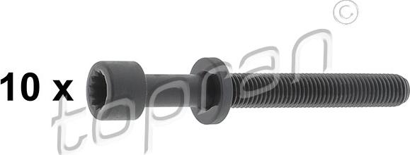 Topran 109 546 - Bolt Kit, cylinder head car-mod.net