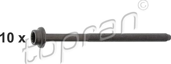 Topran 109 548 - Bolt Kit, cylinder head car-mod.net