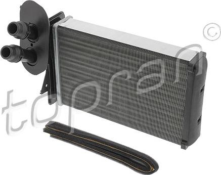 Topran 109 304 - Heat Exchanger, interior heating car-mod.net
