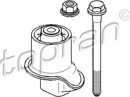Topran 109 783 - Repair Kit, axle beam car-mod.net