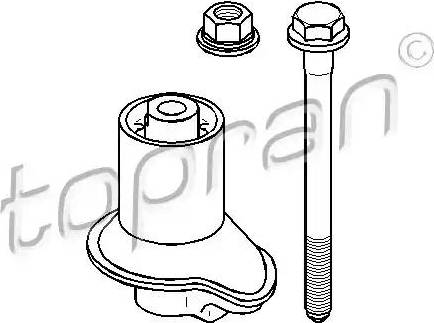 Topran 109 782 - Bearing Set, axle beam car-mod.net