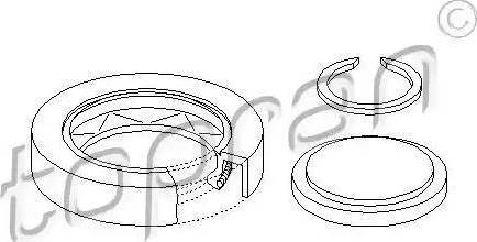 Topran 107 547 - Repair Kit, manual transmission flange car-mod.net
