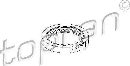 Topran 101 489 - Shaft Seal, crankshaft car-mod.net