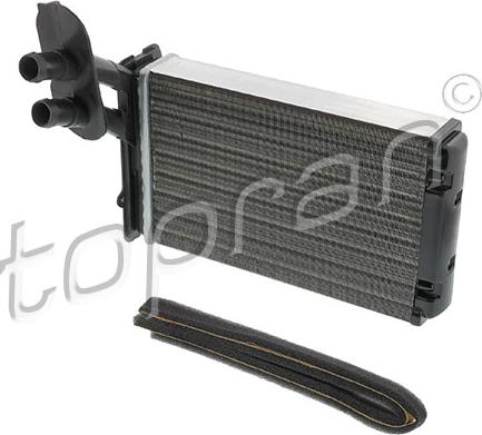 Topran 108 613 - Heat Exchanger, interior heating car-mod.net