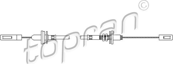 Topran 103 411 - Clutch Cable car-mod.net