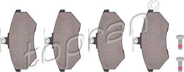 Topran 103 529 - Brake Pad Set, disc brake car-mod.net