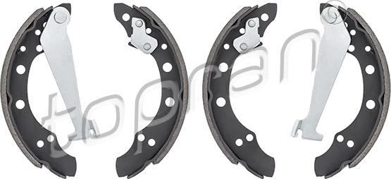 Topran 103 075 - Drum Brake Shoe Set car-mod.net