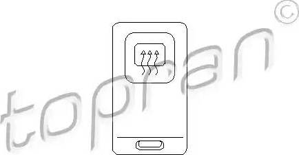 Topran 102 978 - Switch, rear window heating car-mod.net