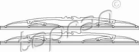 Topran 102 543 - Wiper Blade car-mod.net
