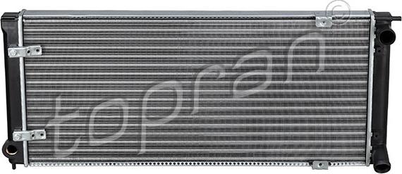 Topran 102 724 - Radiator, engine cooling car-mod.net