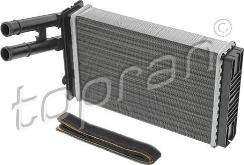 Topran 107 407 - Heat Exchanger, interior heating car-mod.net