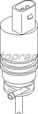 Topran 107 818 755 - Water Pump, window cleaning car-mod.net