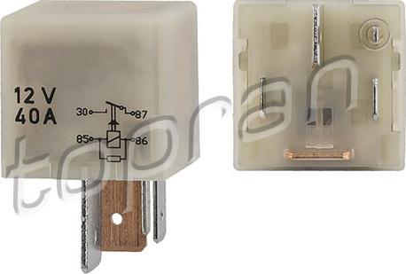 Topran 107 258 - Relay, glow plug system car-mod.net