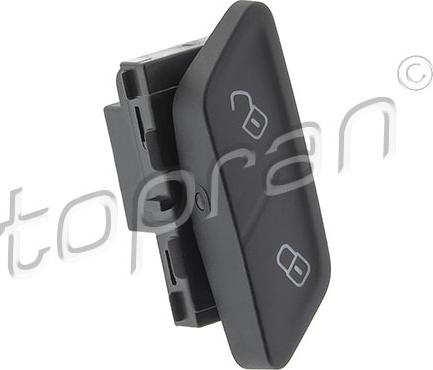 Topran 119 558 - Door lock switch, button car-mod.net